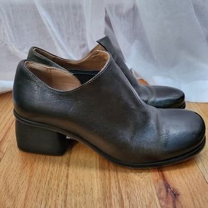 Leather shoe booties 1724.a Made in Italy